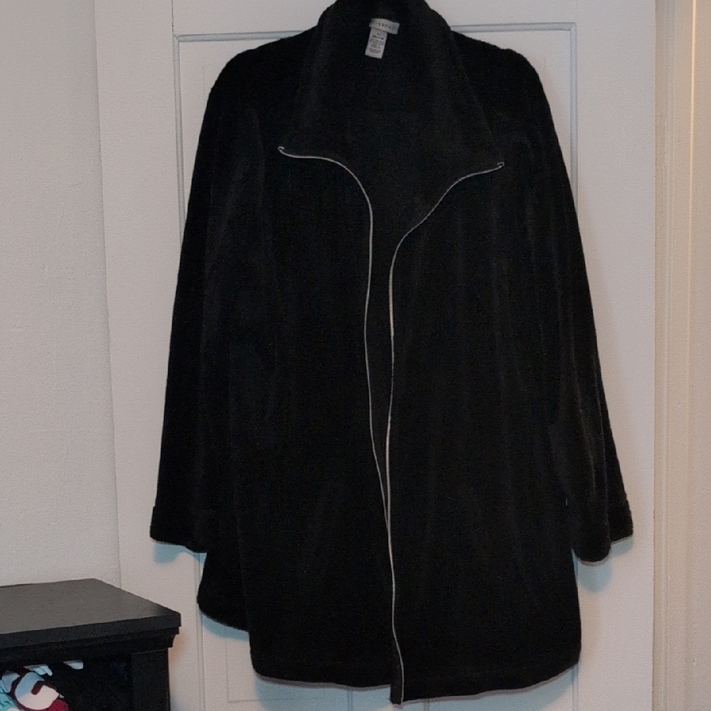 Catherines Black Teddy Jacket